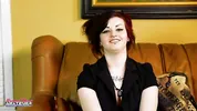 Slim Brunette Coed Marcie Tattoo Solo Toys Masturbation!