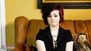 Slim Brunette Coed Marcie Tattoo Solo Toys Masturbation!