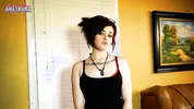 Slim Brunette Coed Marcie Tattoo Solo Toys Masturbation!