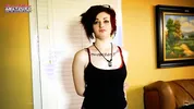 Slim Brunette Coed Marcie Tattoo Solo Toys Masturbation!