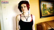 Slim Brunette Coed Marcie Tattoo Solo Toys Masturbation!