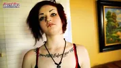 Slim Brunette Coed Marcie Tattoo Solo Toys Masturbation!