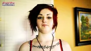 Slim Brunette Coed Marcie Tattoo Solo Toys Masturbation!