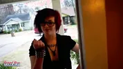 Slim Brunette Coed Marcie Tattoo Solo Toys Masturbation!