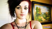 Slim Brunette Coed Marcie Tattoo Solo Toys Masturbation!