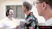 DEVILS FILM - Sexy Nudist Babe Selina Bentz Gets Fucked By Her Architect In Her Backyard