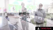 DEVILS FILM - Sexy Nudist Babe Selina Bentz Gets Fucked By Her Architect In Her Backyard