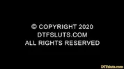 DTFsluts - Iris Kiss-Kiss teen threesome at home
