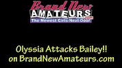 Bailey Voluptuous Inked And Olyssia Tiny Blonde Petite!