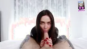 Moaning in doggy while he pumps me full of cum