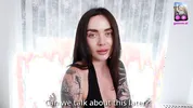 Moaning in doggy while he pumps me full of cum