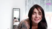 Moaning in doggy while he pumps me full of cum