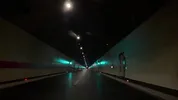 Sweet blonde on the highway. Sex in car