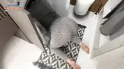 "Hey, Help Your Stepmom!" - Hot Milf Housewife In Tight Leggings with big ass Stuck In the Washer