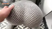 "Hey, Help Your Stepmom!" - Hot Milf Housewife In Tight Leggings with big ass Stuck In the Washer