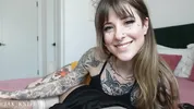 My girlfriend's hot tatted sister begs for a creampie - Awlivv
