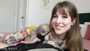 My girlfriend's hot tatted sister begs for a creampie - Awlivv