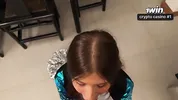 Shameless stepfather fucked virgin stepdaughter for a full tank of gasoline