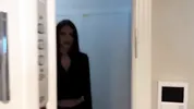 Oh, my God! My wife’s friend fucked in our bathroom with obscene statements and cum on her face, cheating on my wife
