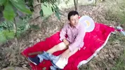 Old farmer fucks his beautiful busty stepdaughter in the field