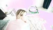 step mom and step son share a bed in a hotel room second time