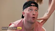 BRAZZERS - Hot Yoga Babes Lily Lou & Lexi Lore Stretch Their Pussies Out With One Lucky Guy