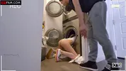 Clumsy Stepsis Needs Stepbro To Fuck Her Free From The Dryer - Julia James