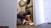 Clumsy Stepsis Needs Stepbro To Fuck Her Free From The Dryer - Julia James