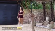 BRAZZERS - Beautiful Jogger Lolo Bellucci Catches A Voyeur And Stops To Ride His Massive Cock
