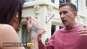 BRAZZERS - Beautiful Jogger Lolo Bellucci Catches A Voyeur And Stops To Ride His Massive Cock