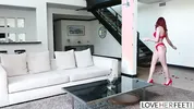 Gorgeous Redhead With Pretty Feet Gets Fucked Hard