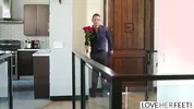 Gorgeous Redhead With Pretty Feet Gets Fucked Hard