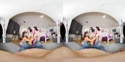Campus babes Brooklyn Gray, Gianna Dior, and Liv Unruly get unruly in their Dorm Room