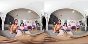 Campus babes Brooklyn Gray, Gianna Dior, and Liv Unruly get unruly in their Dorm Room