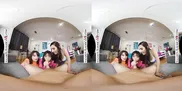 Campus babes Brooklyn Gray, Gianna Dior, and Liv Unruly get unruly in their Dorm Room