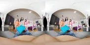 Campus babes Brooklyn Gray, Gianna Dior, and Liv Unruly get unruly in their Dorm Room