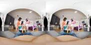 Campus babes Brooklyn Gray, Gianna Dior, and Liv Unruly get unruly in their Dorm Room