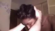 Yung Dumb Slut Kenya Jones get dick down by a white cock