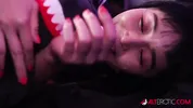 Marica Hase gets turned on while watching a movie