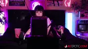 Marica Hase gets turned on while watching a movie