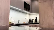 Big boobs blonde hot college girl in a mini skirt do house chores and flashes her legs and ass