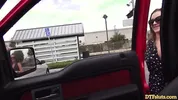 DTFSluts - She went for it while I'm driving