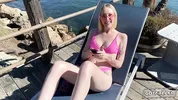 GOT FILLED - Marilyn Johnson Gets Her Muff Creamed
