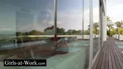 Anal sex with Claire Castel in a villa