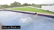 Anal sex with Claire Castel in a villa