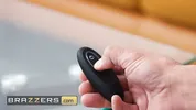 BRAZZERS - Anal Addict Nichole Saphir Loses Control When Mick Finds Her Vibrating Butt plug Remote