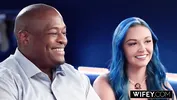 WIFEY New Bride Kira McKay Rides Dan's Huge Cock While Hubby Watches