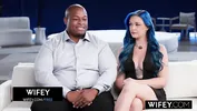 WIFEY New Bride Kira McKay Rides Dan's Huge Cock While Hubby Watches