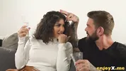 Ready to cum! Horny Latina with fat breasts and raunchy bang-out drive loves XXX porn!