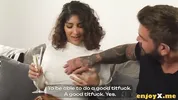 Ready to cum! Horny Latina with fat breasts and raunchy bang-out drive loves XXX porn!